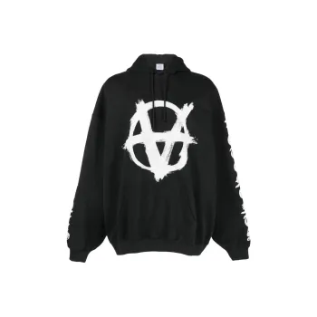 Vetements Double Anarchy Popover Hoodie