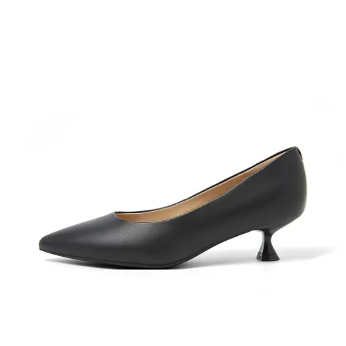 COMELY High Heels Women's Black/Apricot/White