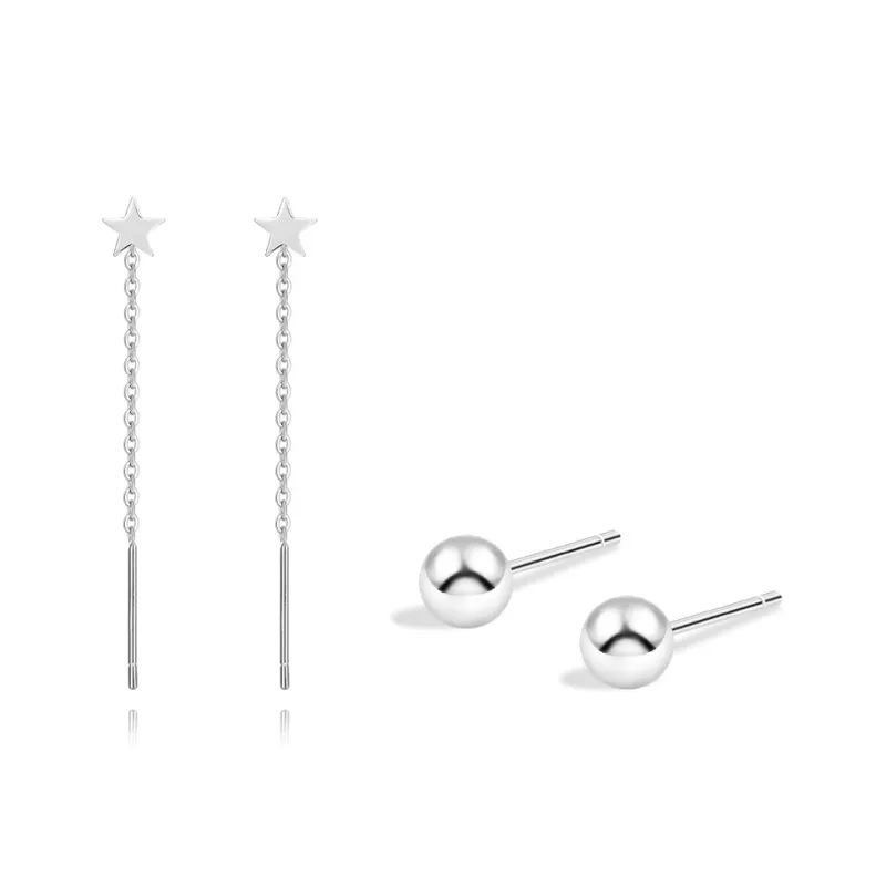 BLANK IN BLANK Sterling Silver Drop Earrings Women's-11