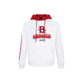 BOINIGAN VANITA Champion Hooded Loose Fit Regular Sweatshirt Men's White