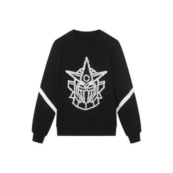 FANBIOU FW21 Crew Neck Loose Fit Sweatshirt Unisex Black
