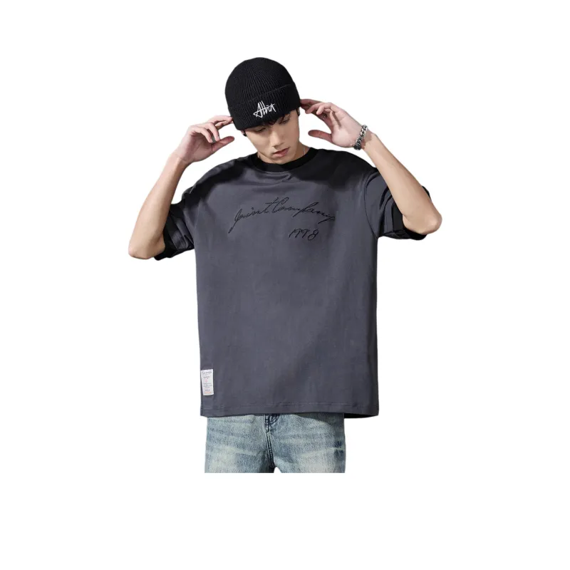 ALL IN T Shirts Men Dark Gray-0