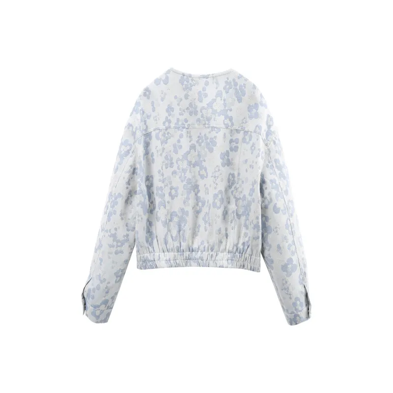 A Paradise For Awakening Jackets Coats Women's Blue-1