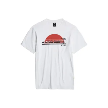 G STAR RAW T Shirts Men White