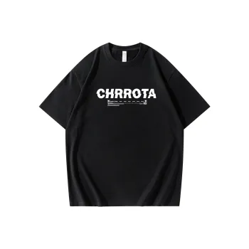 CHRROTA T-Shirts Unisex Black