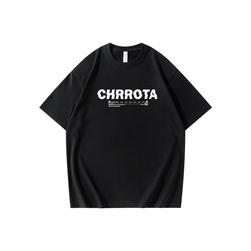 CHRROTA T-Shirts Unisex Black-0