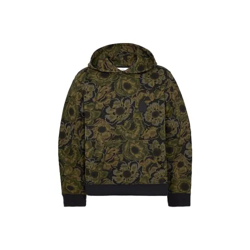 COACH Sweatshirts Men Yellow Green