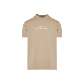 EMPORIO ARMANI Logo embroidered Crew Neck T shirt