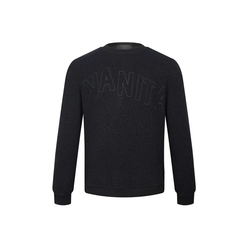BOINIGAN VANITA Chito Crew Neck Regular Sweatshirt Winter Men's Black-0