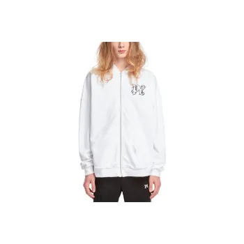 PALM ANGELS Monogram Embroidered Cotton Hoodie
