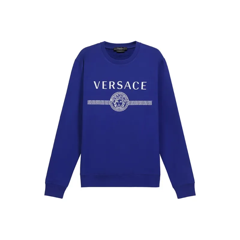 VERSACE Sweatshirts Men Royal Blue-0