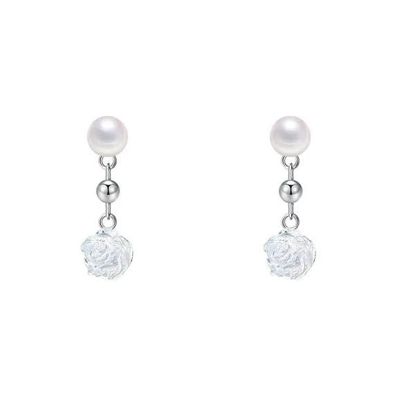 ALI THE FOX S 999 Fine Silver Stud Earrings Women's-0