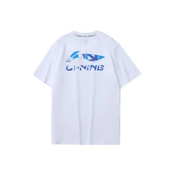 LiNing Sports Life Collection T-Shirt Unisex White With Large LOGO