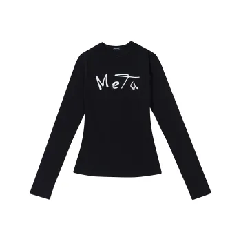 METARICOTTA T Shirt Unisex Black