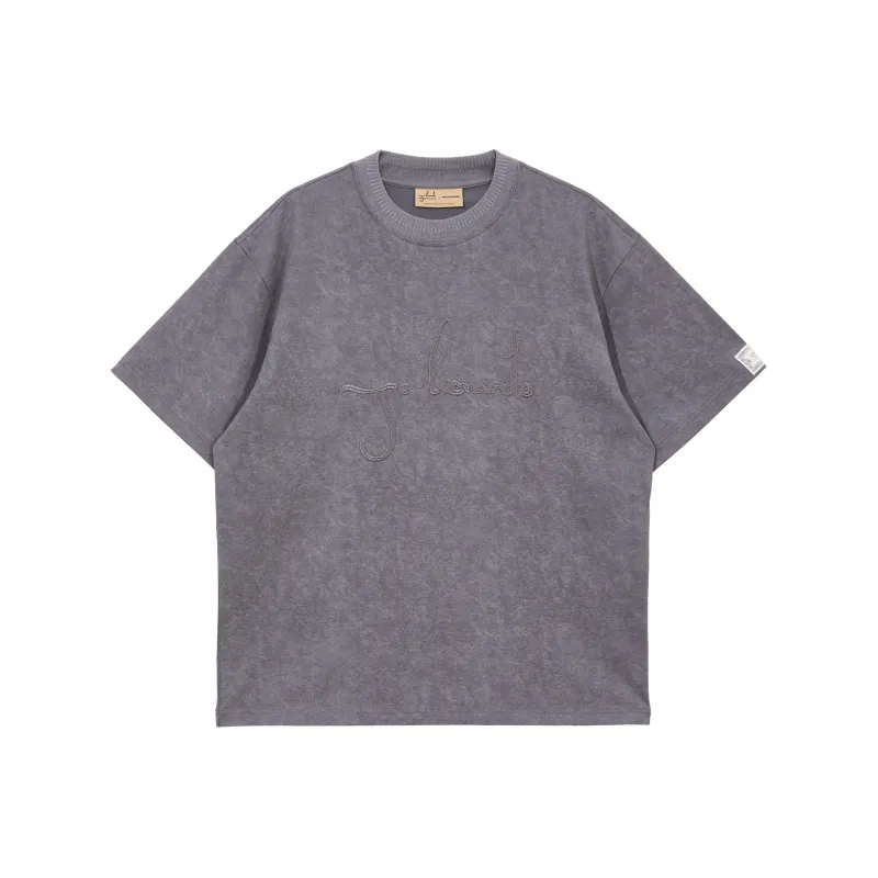 JACK&JONES T Shirts Unisex Lava Smoke Gray E02-0