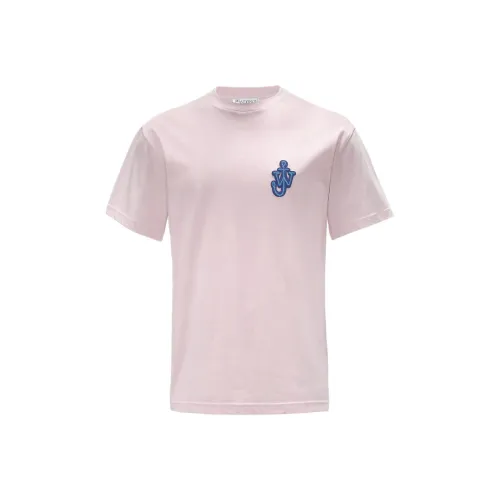 JW Poplin Logo Embroidered Crewneck T Shirt