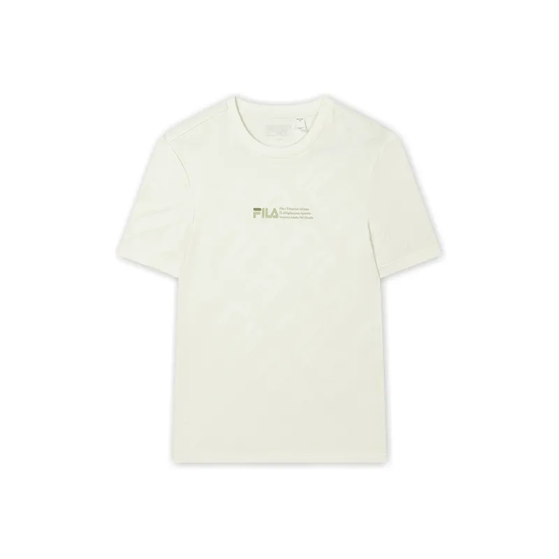 FILA T Shirt Men's Mist Lotus White-0