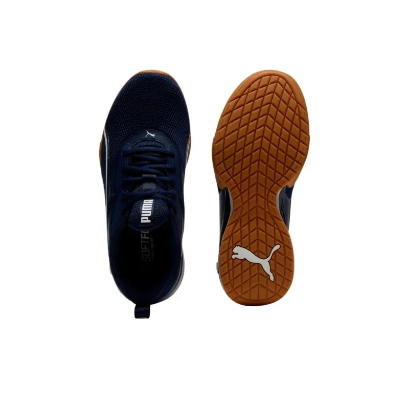 PUMA Neutron Anti Slip Wear Resistant Low Top Casual Shoes Unisex Marine Blue-3