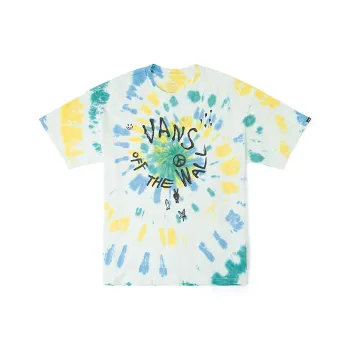 Vans T Shirt Unisex Ecru Tie Dye