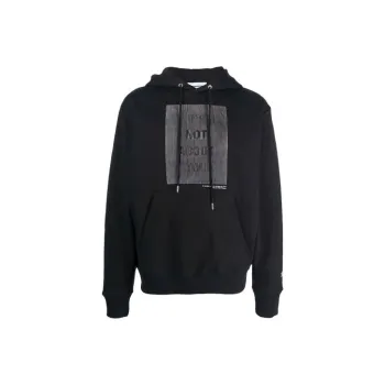 Helmut Lang X Hank Willis Slogan print Hoodie
