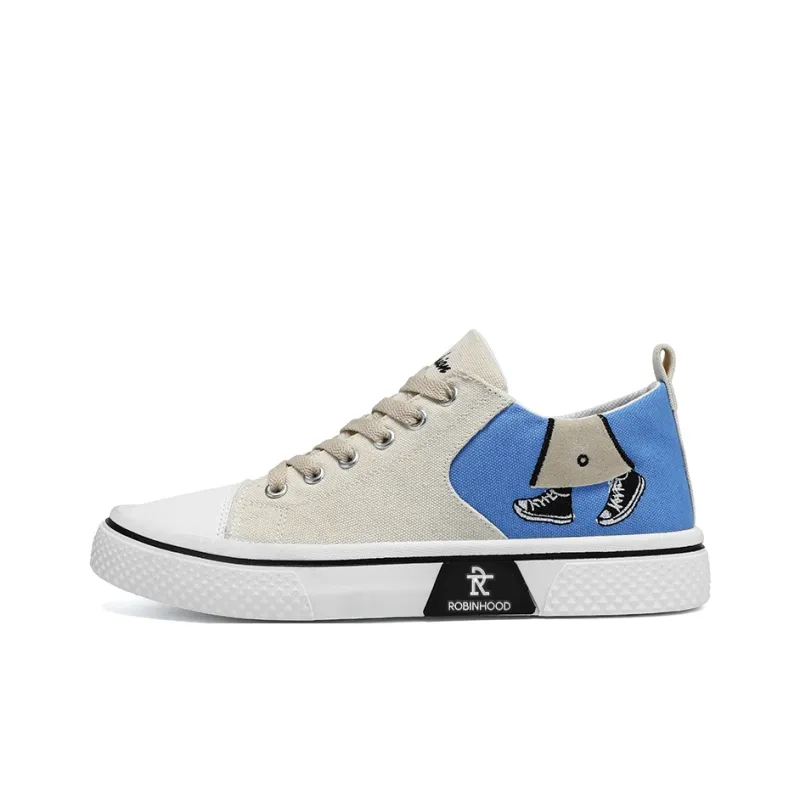 ROBINHOOD Coverage Slip Resistant Cushioning Abrasion Resistant Low Top Skateboard Shoes Men's-6