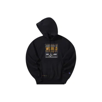 Champion Muhammad Ali Hooded Loose Fit Heavyweight Sweatshirt Fall And Winter US Version Unisex Black