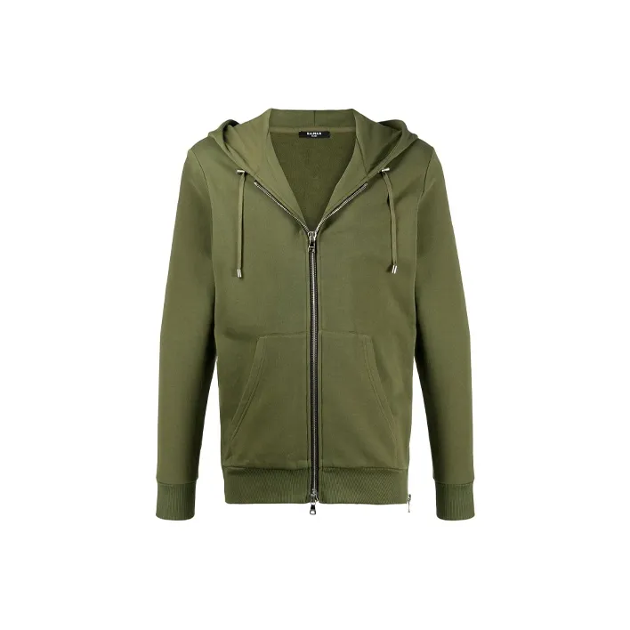 BALMAIN Sweatshirts Men Green-0