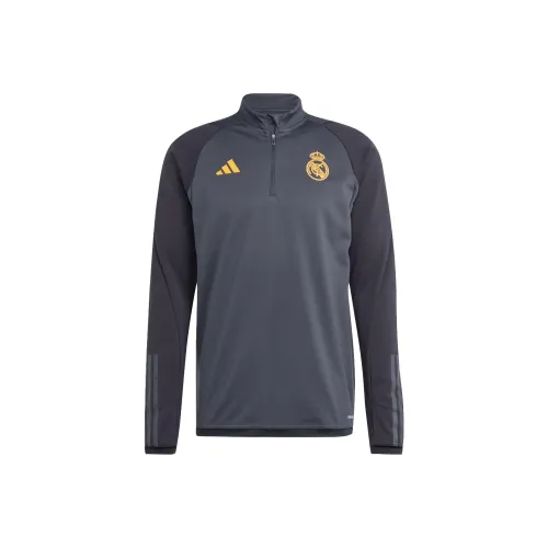 Adidas Real Madrid Real Madrid Tiro 23 Top Sweatshirt Men's Carbon Black