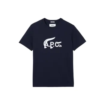 LACOSTE Regular T Shirt Unisex Navy Blue