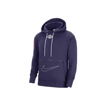 Nike Nba Los Angeles Lakers Courtside Loose Fit Hoodie