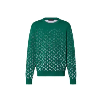 LOUIS VUITTON Monogram Gradient Cotton Crewneck