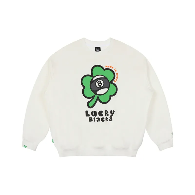 MAKE HAPPINESS Sweatshirts Unisex White-0