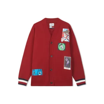 Disney X Tommy Hilfiger Tommy Hilfiger X DISNEY Co-branded Series Sweatshirts Men Deep Red