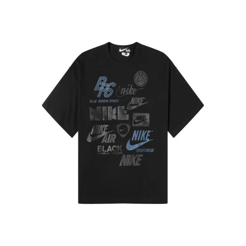 Nike X CDG T-Shirts Men Black-0