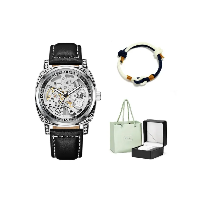 RERF Mechanical Movement Men's Watches Silver Dial-18