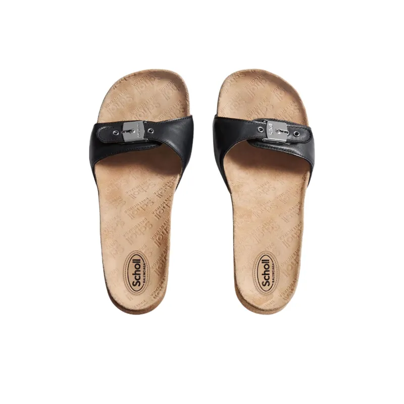 Scholl x Balenciaga Slip Resistant Slide Slippers Women's Black-4