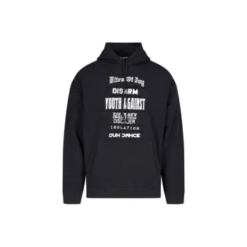 RAF SIMONS Slogan Patches Hoodie
