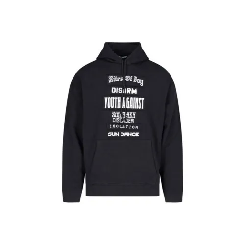 RAF SIMONS Slogan Patches Hoodie