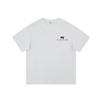 ZRZV T Shirt Unisex White Heather Gray