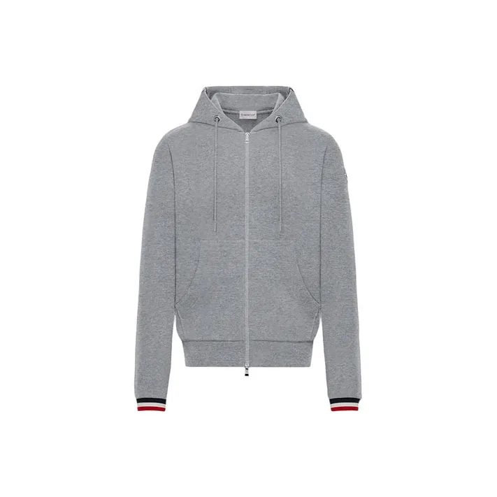 Moncler Sweatshirts Men Gray-0