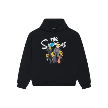 Balenciaga X The Simpsons Women'ss Wide Fit Hoodie