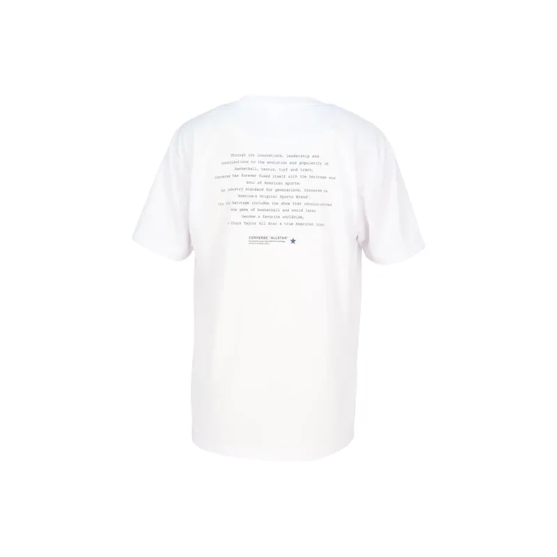 Converse All Star T Shirts Unisex White-1