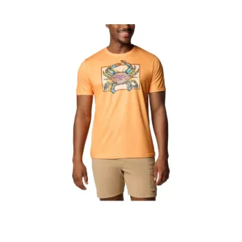 Columbia x Bentley Terminal Tackle PFG Omni Shade Omni Wick T Shirt Men's Orange