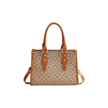 Weymond PU Tote Shoulder Bag Crossbody Bag Handbag Women's Coffee/Earth Yellow/Champagne