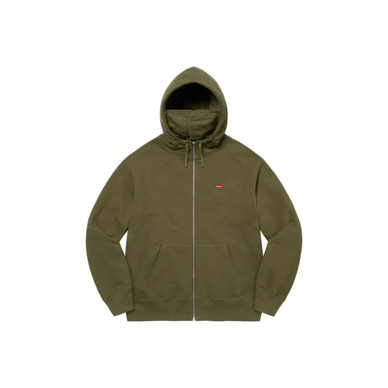 Supreme Small Box Facemask Zip Up Hooded Sweatshirt FW21-4
