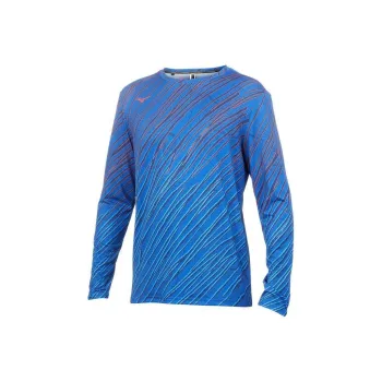 Mizuno RUNBIRD DRYLITE T Shirt Men's Lieutenant Blue 50