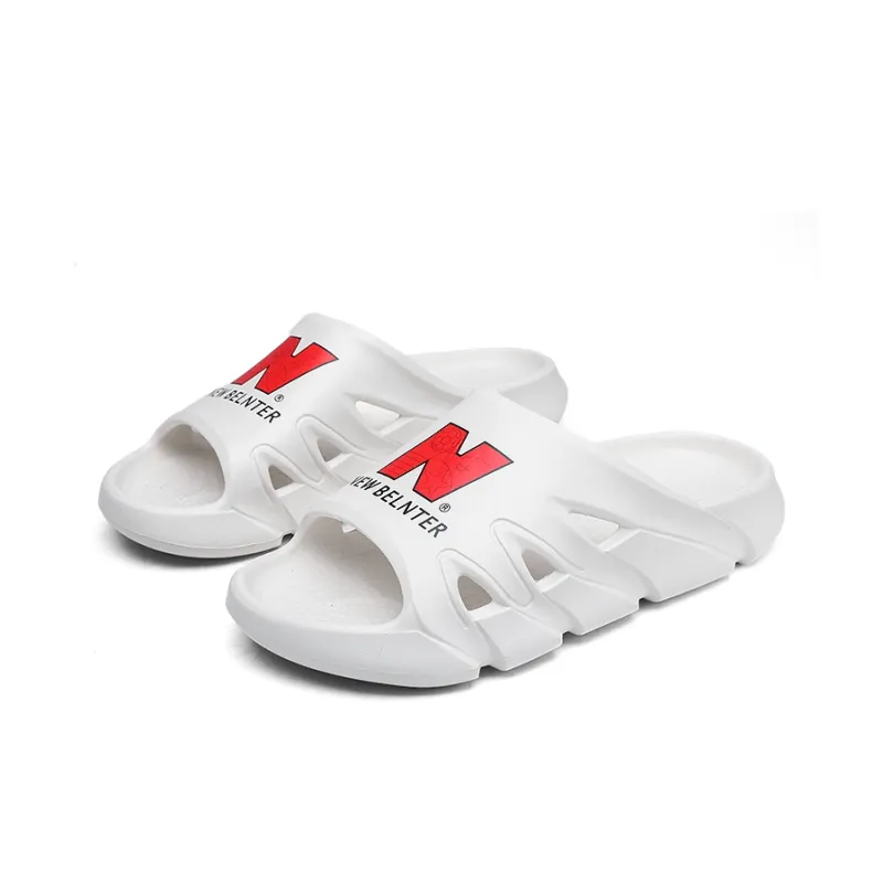 KLAOSD Quiet Slip Resistant Odor Resistant Slide Slippers Unisex-1