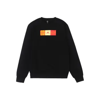 Adidas Mic Gfx Crew Sweatshirt Men's Black