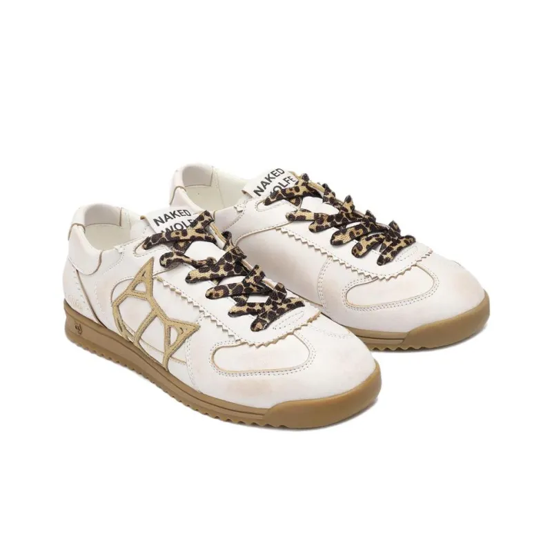 Naked Wolfe Exposuree Low Top Casual Shoes Women's White Brown-1
