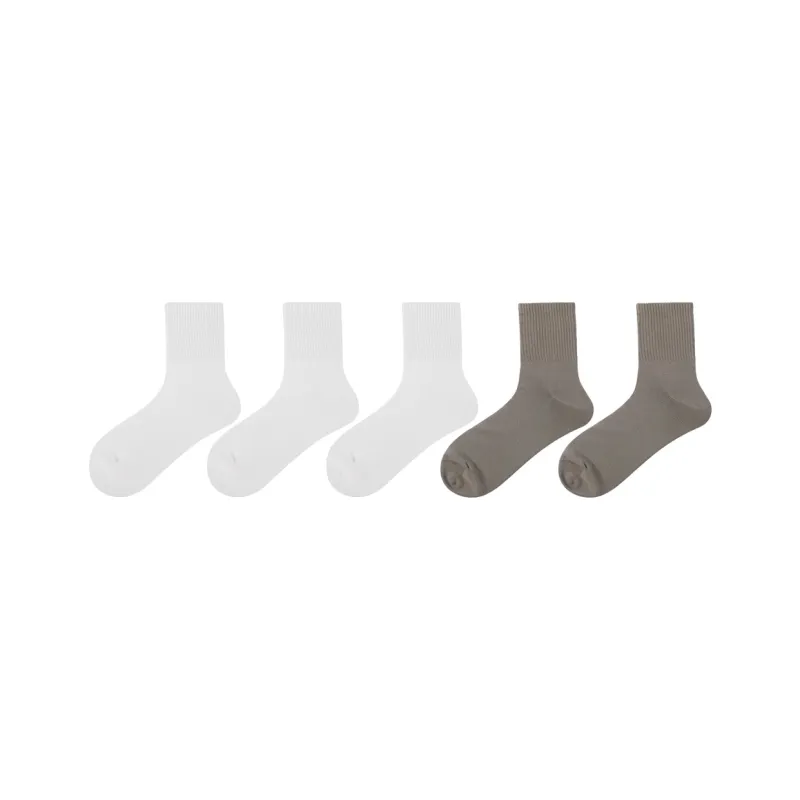 SEOBEAN Mid Calf Socks Men's 5 Pack-6